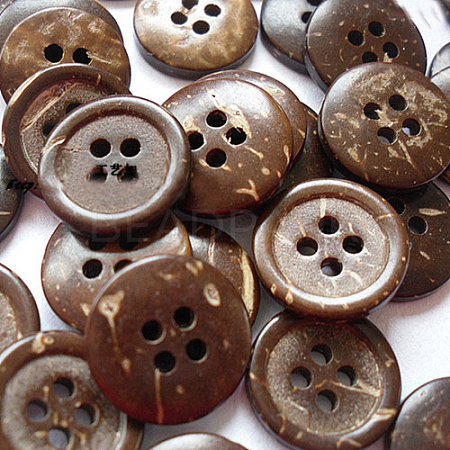 Art Buttons in Round Shape with 4-Hole for Kids NNA0YXU-1