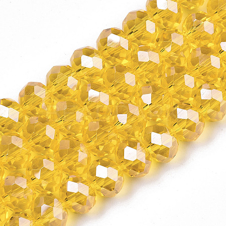 Electroplate Glass Beads Strands LS-EGLA-A034-T2mm-A04-1