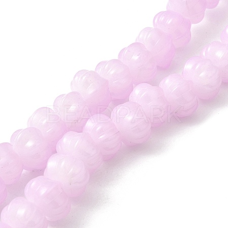 Opaque Normal Glass Beads GLAA-G106-02A-NA03-1