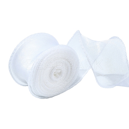 1 Roll Fishtail Yarn Iridescent Ribbon for Bowknot Making OCOR-YW0001-14A-1
