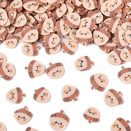 Handmade Polymer Clay Cabochons CLAY-T023-05-1