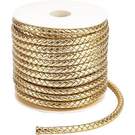 PU Imitation Leather Braided Cord WL-WH0003-14B-1