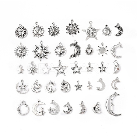 Tibetan Style Alloy Pendants X1-PALLOY-B014-11-1