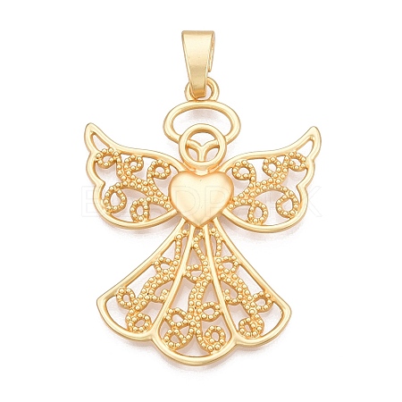Plating Alloy Big Pendants PALLOY-T090-24G-1