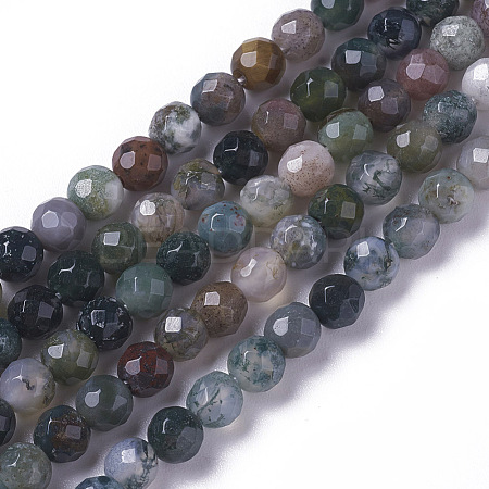 Natural Indian Agate Beads Strands G-F596-31-1