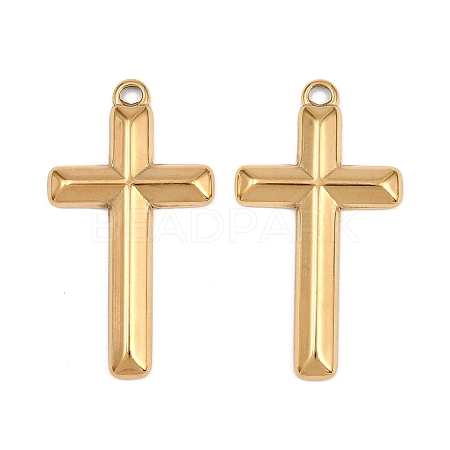 304 Stainless Steel Pendants STAS-L303-28G-02-1