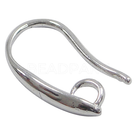 Brass Earring Hooks KK-KK768-S-1