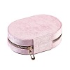Italian Velvet Double Layers Jewelry Set Storage Zipper Boxes CON-G023-10A-2