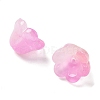 Transparent Glass Beads Caps GLAA-B028-01-3