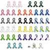 60Pcs 15 Colors Breast Cancer Awareness  Ribbon Enamel Pin JEWB-CJC0001-33-1