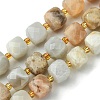 Natural Multi-Moonstone Beads Strands G-Q010-A04-01-2