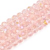 Electroplate Glass Beads Strands LS-EGLA-A044-T6mm-L22-1