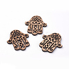 Undyed Wooden Sewing Pendants X-WOOD-S037-104-1