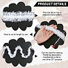 10M Cotton Mesh Pleated Elastic Lace Ribbon OCOR-DR0001-06-6
