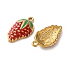 304 Stainless Steel Enamel Pendants STAS-B100-06G-10-2
