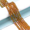Electroplate Glass Beads Strands EGLA-A034-T6mm-L01-4