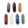 Natural Mixed Stone Double Terminal Pointed Beads G-A231-01-1