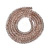 Crackle Glass Beads Strands CCG-Q001-4mm-07-2