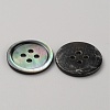Natural Shell Buttons BUTT-WH0028-46C-2