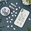 Flat Back Imitation Taiwan Acrylic Rhinestone Cabochons GACR-FG0001-04-6