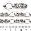 304 Stainless Steel knot with Oval Link Chains CHS-S012-06P-3