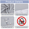 Velvet Silver Polishing Cloth AJEW-WH0661-41-4