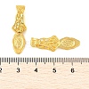 Rack Plating Brass Pinch Bails KK-Z068-04G-3