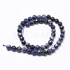 Natural Sodalite Beads Strands X-G-D840-19-6mm-2
