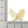 Brass Micro Pave Clear Cubic Zirconia Pendants KK-Q820-37G-3