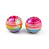 UV Plating Rainbow Iridescent Resin Beads X-RESI-I048-01E-2
