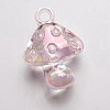 Transparent Acrylic Pendants TACR-TAC0009-07C-1