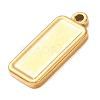 304 Stainless Steel Pendant Cabochon Settings STAS-Z204-04G-10-2