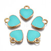 Alloy Enamel Charms ENAM-S121-041F-1