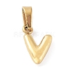 316L Surgical Stainless Steel Charms STAS-G315-01G-V-1