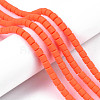 Handmade Polymer Clay Bead Strands CLAY-ZX006-01O-1