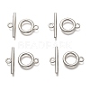 Alloy Toggle Clasps TIBE-EA774Y-P-RS-1