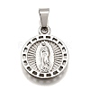 304 Stainless Steel Pendants STAS-B086-10B-P-1