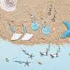 DIY Ocean Theme Earring Making DIY-SC0008-63-4