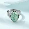 Adjustable 304 Stainless Steel Finger Rings for Women GG-CBA7994-04P-20-1