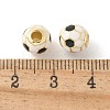 Brass Enamel Beads KK-P294-37G-01-2