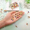 DIY Rainbow Color Pride Jewelry Making Finding Kit DIY-TA0004-73-5