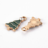 Eco-Friendly Alloy Enamel Pendants X-ENAM-T011-70-NR-3