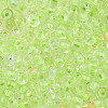 Glow in the Dark Luminous Transparent Glass Seed Beads SEED-YWC0001-01I-3