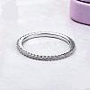 Anti-Tarnish Rhodium Plated 925 Sterling Silver Finger Rings RJEW-FF0008-008P-17mm-3