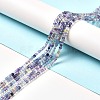 Natural Fluorite Beads Strands G-D467-A03-4