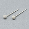 925 Sterling Silver Ball Stud Earrings STER-T002-204S-2