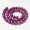 Natural Mashan Jade Beads Strands X-G-P232-01-B-8mm-2