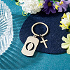 1Pc Stainless Steel Keychains KEYC-TADJ0001-08O-3