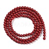 Synthetic Turquoise Beads Strands G-U004-02R-3