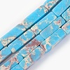Synthetic Imperial Jasper Bead Strands G-E508-02E-1